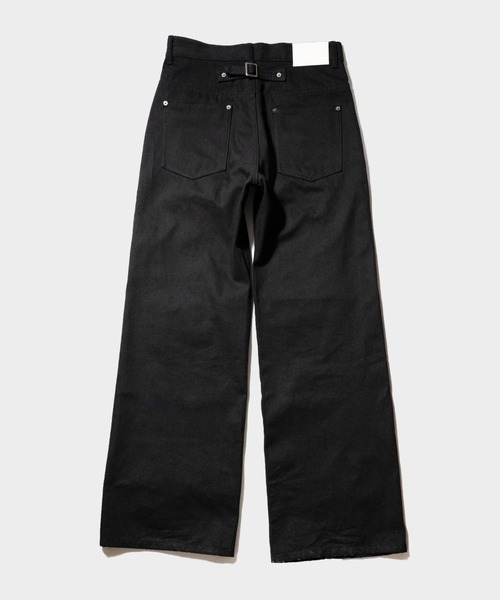 CAMPHOR WOOD（カンファーウッド）の「SIDE SEEM BOOTS CUT RIGID JEANS / サイドシームブーツカットリジットデニム（デニムパンツ・メンズ・インディゴブルー/ブラック・SMALL/MEDIUM/LARGE）」の13枚目の写真