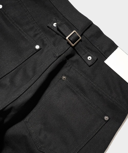 CAMPHOR WOOD（カンファーウッド）の「SIDE SEEM BOOTS CUT RIGID JEANS / サイドシームブーツカットリジットデニム（デニムパンツ・メンズ・インディゴブルー/ブラック・SMALL/MEDIUM/LARGE）」の11枚目の写真