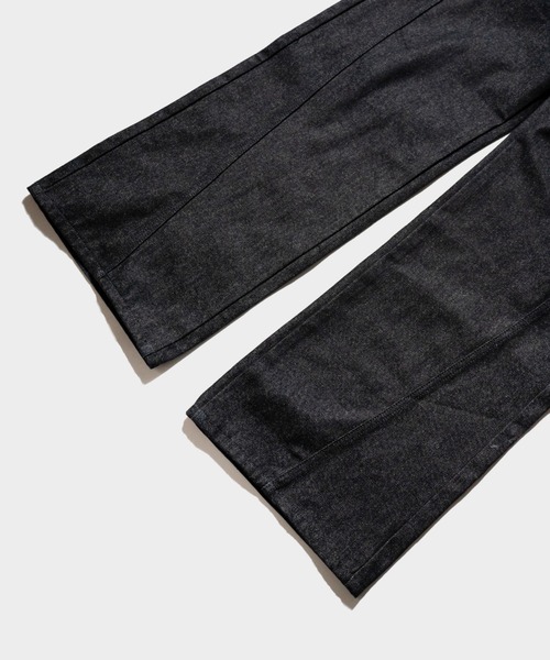CAMPHOR WOOD（カンファーウッド）の「SIDE SEEM BOOTS CUT RIGID JEANS / サイドシームブーツカットリジットデニム（デニムパンツ・メンズ・インディゴブルー/ブラック・SMALL/MEDIUM/LARGE）」の7枚目の写真