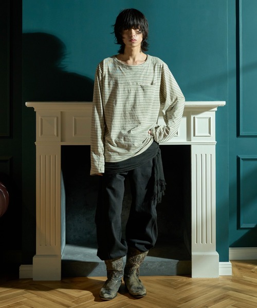 CAMPHOR WOOD（カンファーウッド）の「SIDE SEEM BOOTS CUT RIGID JEANS / サイドシームブーツカットリジットデニム（デニムパンツ・メンズ・インディゴブルー/ブラック・SMALL/MEDIUM/LARGE）」の22枚目の写真