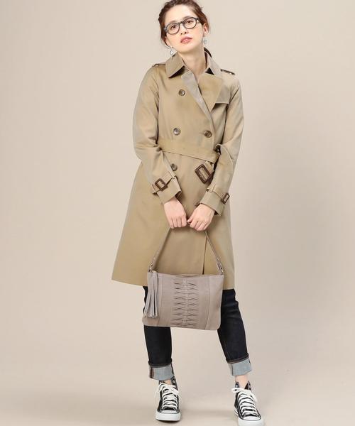 BEAUTY&YOUTH UNITED ARROWS（ビューティーアンドユースユナイテッドアローズ）の「【2WAY】BY ブレードクラッチ ◆（クラッチバッグ・レディース・ライトグレー/ベージュ・FREE）」の10枚目の写真