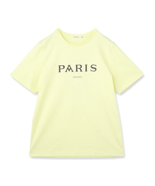 DRESSTERIOR(ドレステリア)の「【接触冷感/抗菌防臭/消臭】アイスクリアコットン PARIS Tシャツ(Tシャツ/カットソー・レディース・ホワイト/ダークグレー/ライトイエロー・34/36/38)」の19枚目の写真