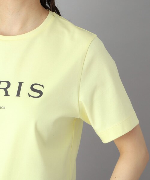 DRESSTERIOR(ドレステリア)の「【接触冷感/抗菌防臭/消臭】アイスクリアコットン PARIS Tシャツ(Tシャツ/カットソー・レディース・ホワイト/ダークグレー/ライトイエロー・34/36/38)」の13枚目の写真