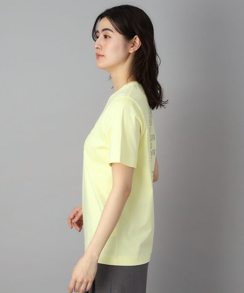 DRESSTERIOR(ドレステリア)の「【接触冷感/抗菌防臭/消臭】アイスクリアコットン PARIS Tシャツ(Tシャツ/カットソー・レディース・ホワイト/ダークグレー/ライトイエロー・34/36/38)」の15枚目の写真
