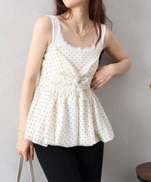 SpRay（スプレイ）の「ドットバルーンキャミソール（キャミソール）」