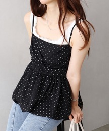 SpRay（スプレイ）の「ドットバルーンキャミソール（キャミソール）」