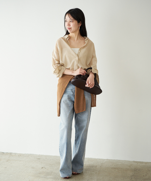 new cotton sheer シャツ（シャツ/ブラウス）｜Plage（プラージュ）の