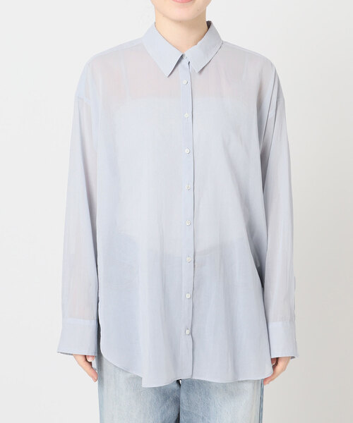 new cotton sheer シャツ（シャツ/ブラウス）｜Plage（プラージュ）の