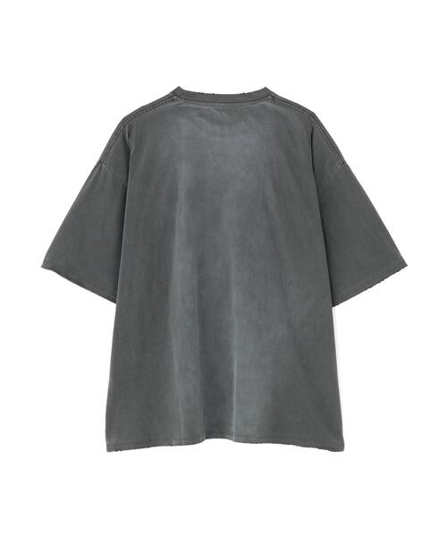 DANKE SCHON(ダンケシェーン)の「Dankeschon/ダンケシェーン/PIGMENT EMBLEM(Tシャツ/カットソー・レディース・ベージュ/ブラック・L/M)」の3枚目の写真