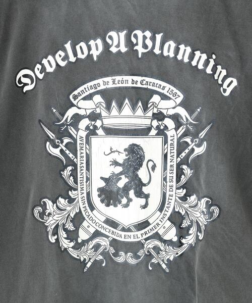 DANKE SCHON(ダンケシェーン)の「Dankeschon/ダンケシェーン/PIGMENT EMBLEM(Tシャツ/カットソー・レディース・ベージュ/ブラック・L/M)」の6枚目の写真