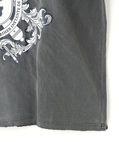 DANKE SCHON(ダンケシェーン)の「Dankeschon/ダンケシェーン/PIGMENT EMBLEM(Tシャツ/カットソー・レディース・ベージュ/ブラック・L/M)」の7枚目の写真