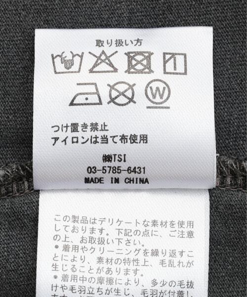 DANKE SCHON(ダンケシェーン)の「Dankeschon/ダンケシェーン/PIGMENT EMBLEM(Tシャツ/カットソー・レディース・ベージュ/ブラック・L/M)」の10枚目の写真