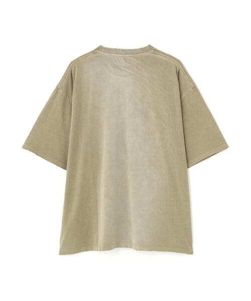 DANKE SCHON(ダンケシェーン)の「Dankeschon/ダンケシェーン/PIGMENT EMBLEM(Tシャツ/カットソー・レディース・ベージュ/ブラック・L/M)」の11枚目の写真