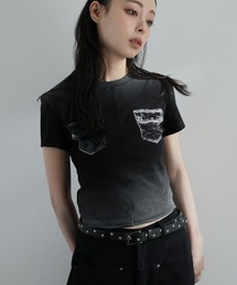 フェイクポケットデザインTシャツ