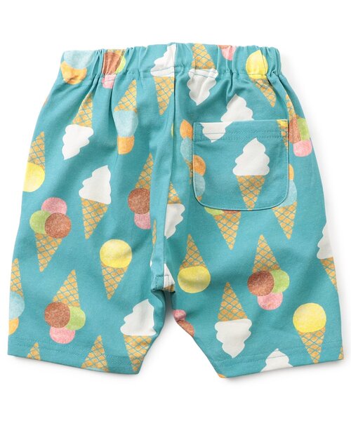 BIT'Z（ビッツ）の「【接触冷感】美味しいスウィーツ総柄ハーフパンツ（その他パンツ・キッズ・ベージュ/エメラルド・100/95/90/80/120/110）」の4枚目の写真