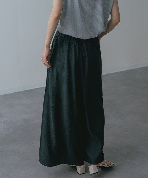refinedworks(リファインドワークス)の「【refinedworks】美脚 を叶える 落ち感 ストレート ワイドパンツ(その他パンツ・レディース・チャコールグレー/カーキ・FREE)」の16枚目の写真