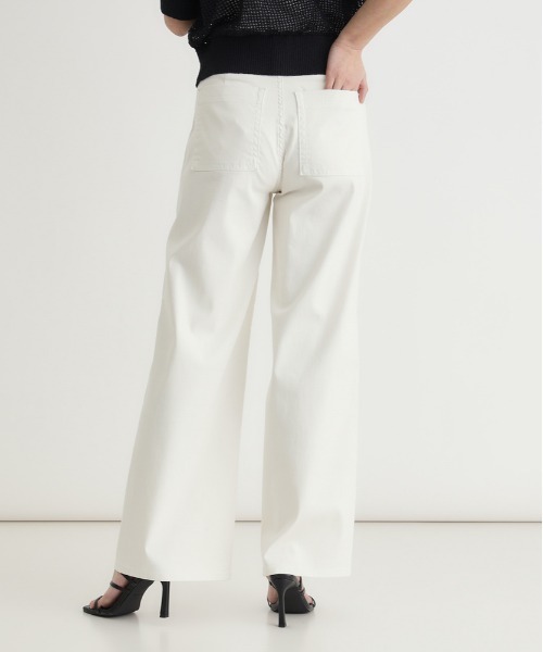 SOMETHING(サムシング)の「SOMETHING(サムシング)サマーベイカーワイドパンツ(その他パンツ・レディース・キナリ・S/XS/M/L)」の7枚目の写真