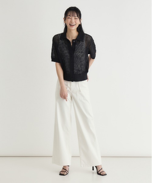 SOMETHING(サムシング)の「SOMETHING(サムシング)サマーベイカーワイドパンツ(その他パンツ・レディース・キナリ・S/XS/M/L)」の6枚目の写真