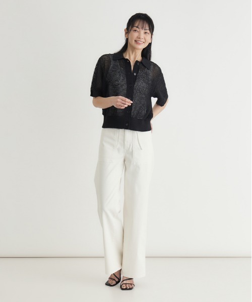 SOMETHING(サムシング)の「SOMETHING(サムシング)サマーベイカーワイドパンツ(その他パンツ・レディース・キナリ・S/XS/M/L)」の5枚目の写真