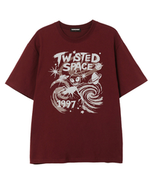 VANNWORKS（バンワークス）の「TWIST SPACE 半袖Tシャツ (VS0226) バーガンディ（Tシャツ/カットソー）」