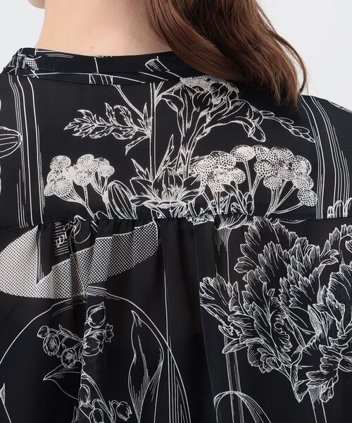 manipuri（マニプリ）の「【別注】manipuri for Ballsey Glass dome Flower ボウタイブラウス（シャツ/ブラウス・レディース・ライトブルー/ブラック系その他・36）」の8枚目の写真