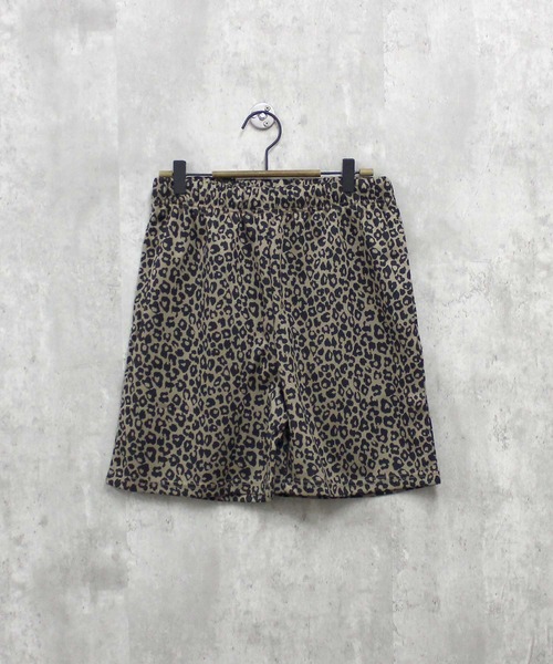 SHISKY（シスキー）の「ネオンカラー/レオパード ハーフパンツ（その他パンツ・メンズ・ブラック/エメラルド/イエロー系その他/グレー系その他/杢グレー/チャコールグレー/イエロー/オレンジ/グリーン系その他/ベージュ・M/L/XL）」の5枚目の写真