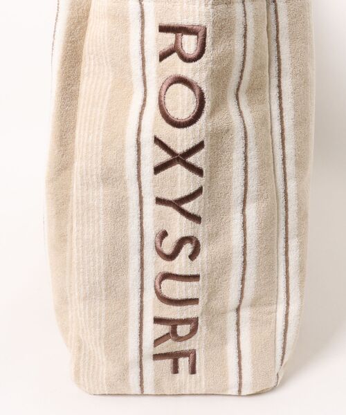 ROXY（ロキシー）の「ROXY SURF SALT&SUN TOTE BAG トートバッグ 【2026年夏モデル】/ロキシーストライプバッグ（トートバッグ・レディース・ホワイト/ネイビー/オレンジ・FREE）」の5枚目の写真