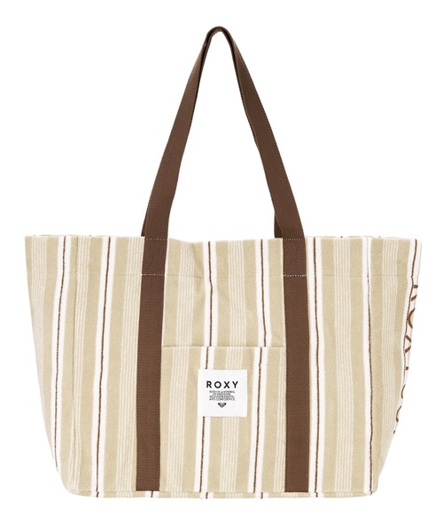 ROXY（ロキシー）の「ROXY SURF SALT&SUN TOTE BAG トートバッグ 【2026年夏モデル】/ロキシーストライプバッグ（トートバッグ・レディース・ホワイト/ネイビー/オレンジ・FREE）」の13枚目の写真