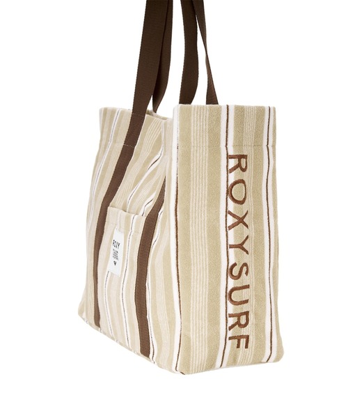 ROXY（ロキシー）の「ROXY SURF SALT&SUN TOTE BAG トートバッグ 【2026年夏モデル】/ロキシーストライプバッグ（トートバッグ・レディース・ホワイト/ネイビー/オレンジ・FREE）」の10枚目の写真