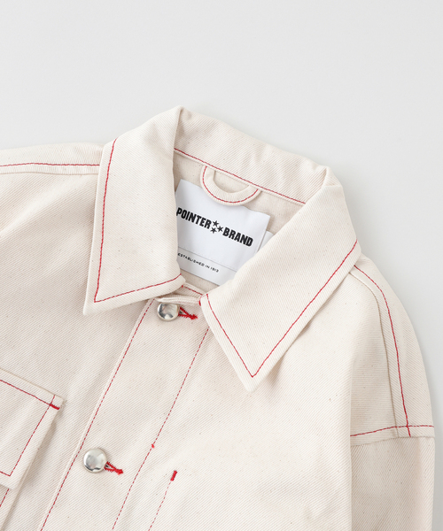 JOURNAL STANDARD(ジャーナルスタンダード)の「POINTER BRAND Grove Jacket2(カバーオール・メンズ・アイボリー・MEDIUM/LARGE)」の4枚目の写真
