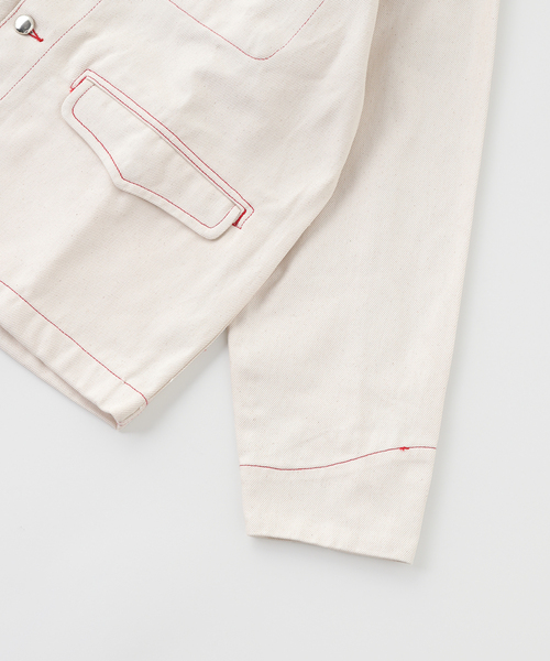 JOURNAL STANDARD(ジャーナルスタンダード)の「POINTER BRAND Grove Jacket2(カバーオール・メンズ・アイボリー・MEDIUM/LARGE)」の3枚目の写真