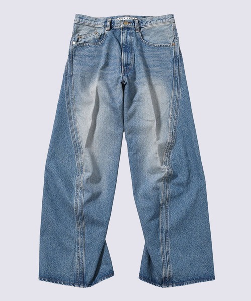 3D TWISTED WIDE LEG JEANS（デニムパンツ）｜NVRFRGT（ネヴァーフォー