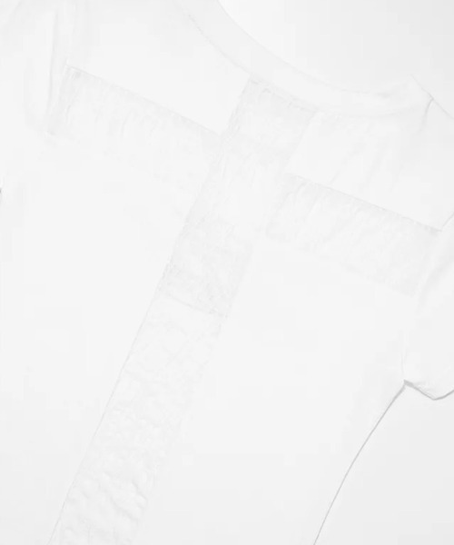 FANCY CLUB(ファンシークラブ)の「【FANCY CLUB】BACK CROSS TEE / 【ファンシークラブ】バッククロスレース半袖Tシャツ(Tシャツ/カットソー・レディース・ホワイト/ミント/ブラック・ONE SIZE)」の12枚目の写真