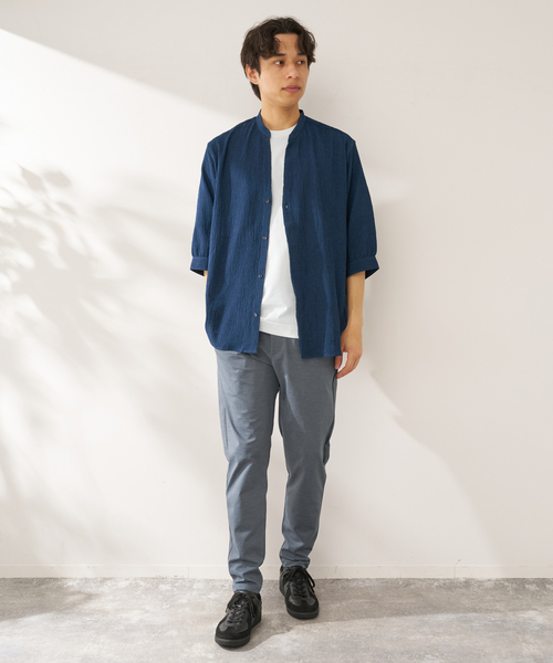 B.C STOCK(ベーセーストック)の「ヨウリュウシチブソデシャツ(シャツ/ブラウス・メンズ・ホワイト/グリーン/イエロー/ネイビー・MEDIUM/LARGE)」の13枚目の写真