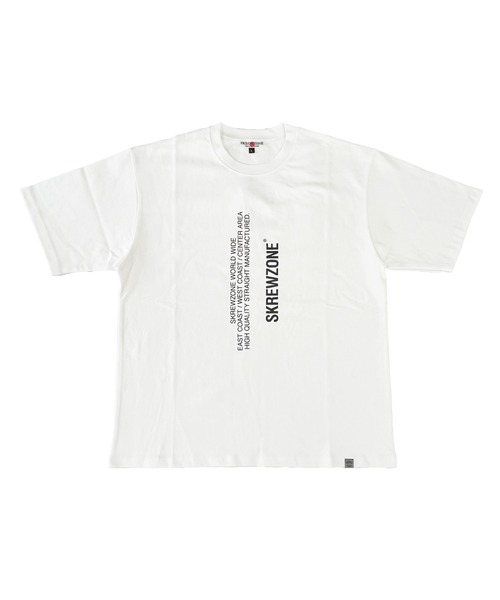 SKREWZONE(スクリューゾーン)の「SKREWZONE CLASSIC LOGO Tシャツ(Tシャツ/カットソー・メンズ・ブラック/ホワイト・XX-LARGE/X-LARGE/LARGE/MEDIUM)」の1枚目の写真