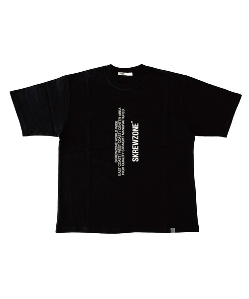 SKREWZONE(スクリューゾーン)の「SKREWZONE CLASSIC LOGO Tシャツ(Tシャツ/カットソー・メンズ・ブラック/ホワイト・XX-LARGE/X-LARGE/LARGE/MEDIUM)」の2枚目の写真