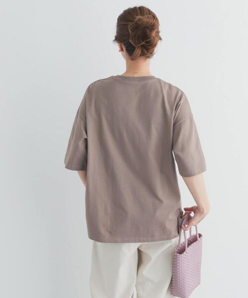 URBAN RESEARCH DOORS(アーバンリサーチドアーズ)の「『スタッフ企画』フォトプリントオーバーTシャツ(Tシャツ/カットソー・レディース・オフホワイト/モカ・FREE)」の11枚目の写真