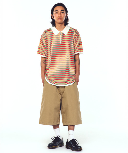 WKNDRS(ウィーキャンドース)の「AP STRIPED HALF-ZIP POLO (YELLOW)(ポロシャツ・レディース・その他・X-LARGE/LARGE/MEDIUM)」の8枚目の写真