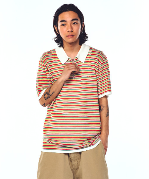WKNDRS(ウィーキャンドース)の「AP STRIPED HALF-ZIP POLO (YELLOW)(ポロシャツ・レディース・その他・X-LARGE/LARGE/MEDIUM)」の10枚目の写真