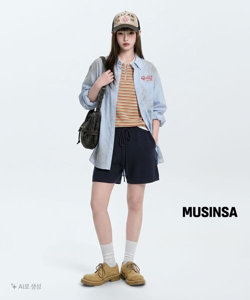 WKNDRS(ウィーキャンドース)の「AP STRIPED HALF-ZIP POLO (YELLOW)(ポロシャツ・レディース・その他・X-LARGE/LARGE/MEDIUM)」の11枚目の写真