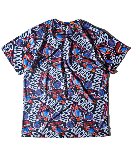 ELDORESO(エルドレッソ)の「Otwori Tee / オツオリT(Tシャツ/カットソー・メンズ・ブラック/ブルー・SMALL/MEDIUM)」の3枚目の写真