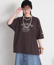 cepo（セポ）の「【DISCUS ATHLETIC】VIRGINIANカレッジロゴ/ルーズシルエット ショートスリーブTee（Tシャツ/カットソー）」