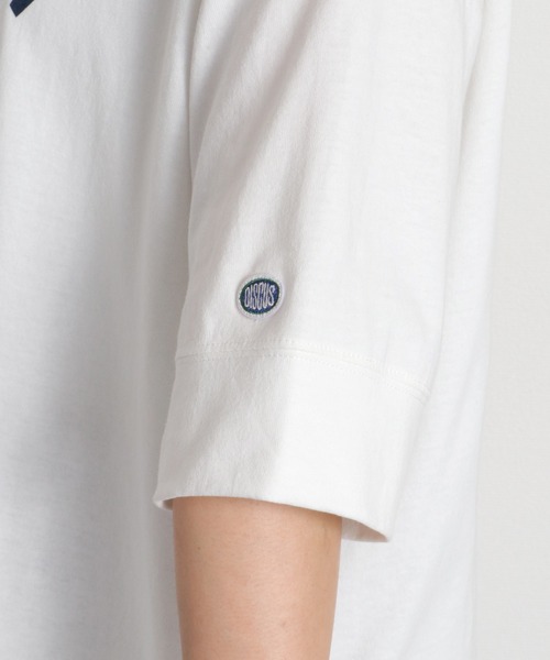 DISCUS ATHLETIC(ディスカス アスレチック)の「【DISCUS ATHLETIC】VIRGINIANカレッジロゴ/ルーズシルエット ショートスリーブTee(Tシャツ/カットソー・レディース・ブラック/オフホワイト/ブラウン・M)」の16枚目の写真