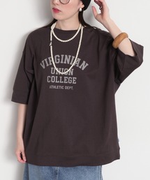 cepo（セポ）の「【DISCUS ATHLETIC】VIRGINIANカレッジロゴ/ルーズシルエット ショートスリーブTee（Tシャツ/カットソー）」