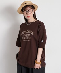 DISCUS ATHLETIC（ディスカス　アスレチック）の「【DISCUS ATHLETIC】VIRGINIANカレッジロゴ/ルーズシルエット ショートスリーブTee（Tシャツ/カットソー）」