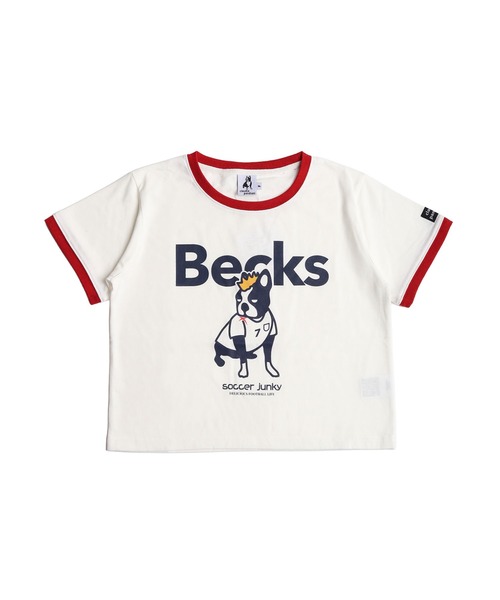 SoccerJunky(サッカージャンキー)の「SOCCER JUNKY / CLAUDIO PANDIANI 配色リンガーTシャツ 半袖カットソー レディース(Tシャツ/カットソー・レディース・イエロー/ブルー/レッド/サックスブルー・FREE)」の18枚目の写真
