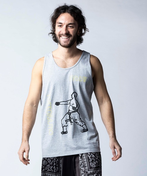 reversal.dogi.design.works（リバーサル・ドーギ・デザイン・ワークス）の「＜reversal/リバーサル＞YOKKORASHO COTTON TANKTOP（タンクトップ・メンズ・ブルー/ブラック/グレー/ホワイト・X-LARGE/LARGE/MEDIUM）」の4枚目の写真