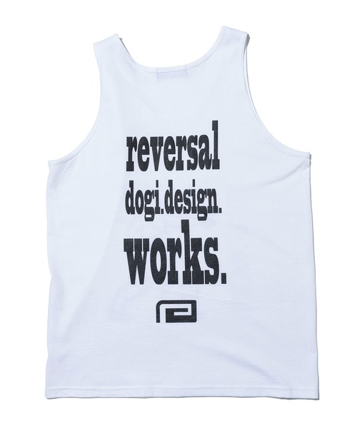 reversal.dogi.design.works（リバーサル・ドーギ・デザイン・ワークス）の「＜reversal/リバーサル＞YOKKORASHO COTTON TANKTOP（タンクトップ・メンズ・ブルー/ブラック/グレー/ホワイト・X-LARGE/LARGE/MEDIUM）」の11枚目の写真