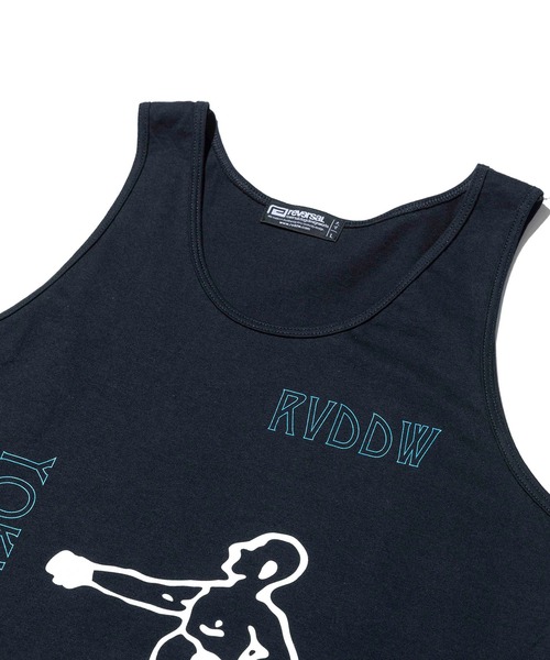 reversal.dogi.design.works（リバーサル・ドーギ・デザイン・ワークス）の「＜reversal/リバーサル＞YOKKORASHO COTTON TANKTOP（タンクトップ・メンズ・ブルー/ブラック/グレー/ホワイト・X-LARGE/LARGE/MEDIUM）」の7枚目の写真