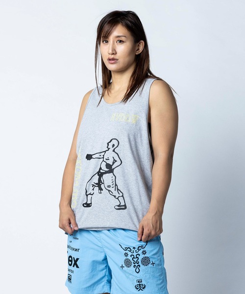 reversal.dogi.design.works（リバーサル・ドーギ・デザイン・ワークス）の「＜reversal/リバーサル＞YOKKORASHO COTTON TANKTOP（タンクトップ・メンズ・ブルー/ブラック/グレー/ホワイト・X-LARGE/LARGE/MEDIUM）」の22枚目の写真